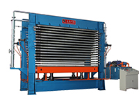 HDGS48双工位单板热压干燥机